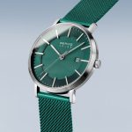 Bering Solar Green Analogue Men’s Watch